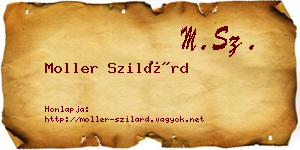 Moller Szilárd névjegykártya